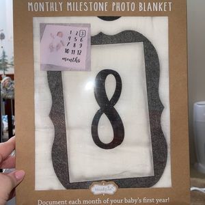 Mudpie Monthly Milestone Photo Blanket